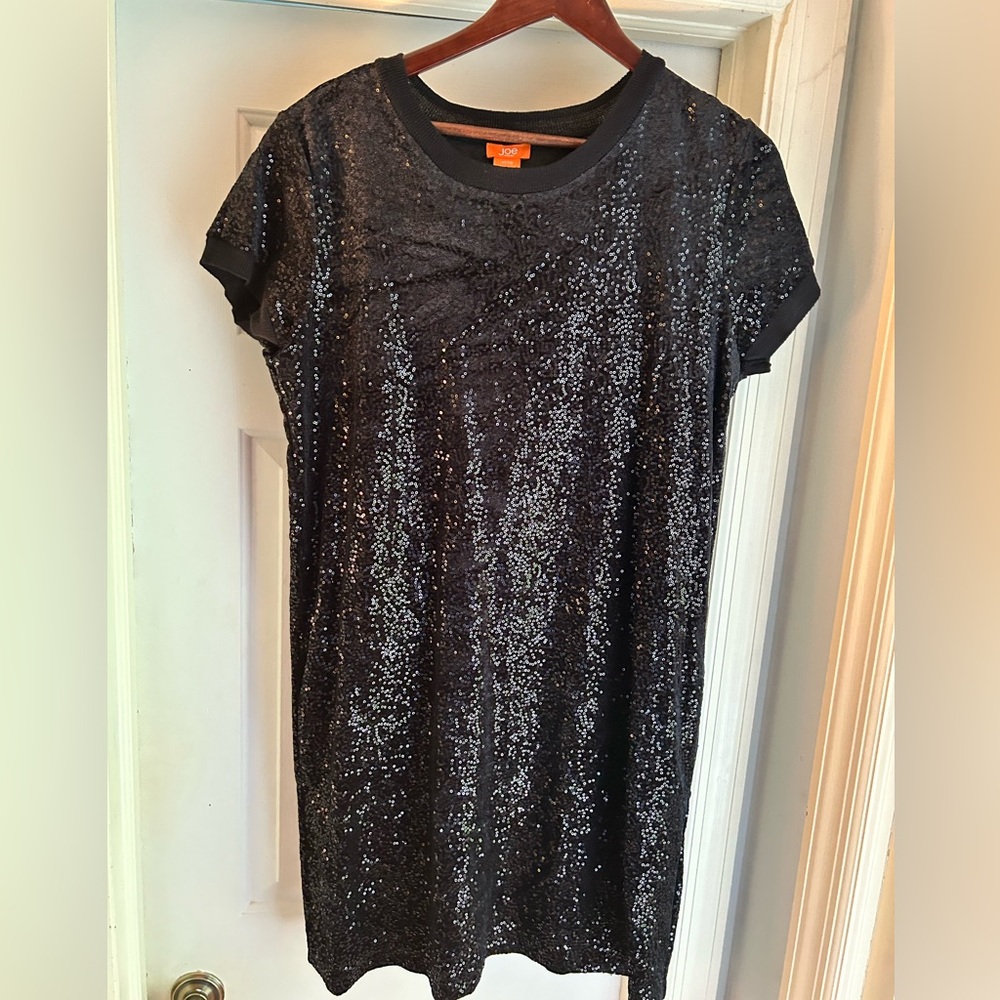 Black sequin dress